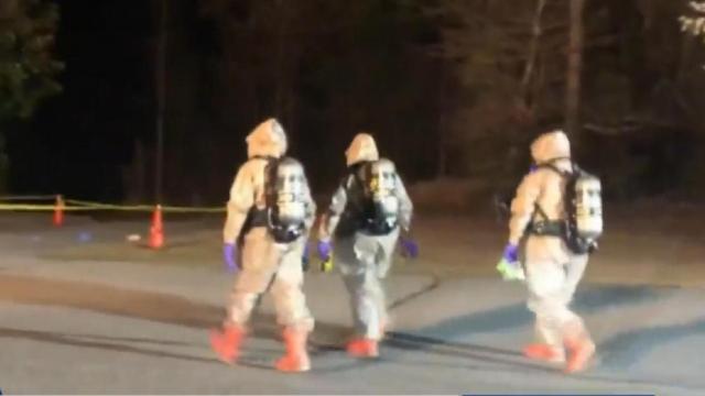 Suspicious package contained baby powder, hazmat team finds