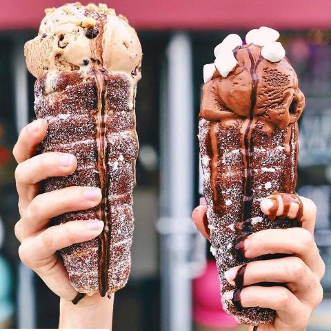 How does an ice cream-filled pastry sound? You can now get them each weekend at Cary ice cream shop