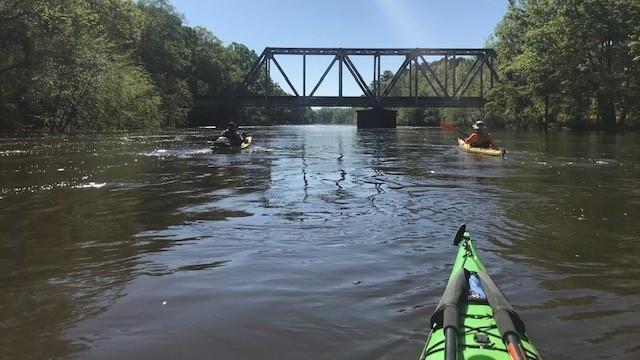 Paddling the Neuse: Soaring eagles of a military sort