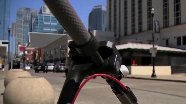 Bird scooters 'flying' out of Raleigh
