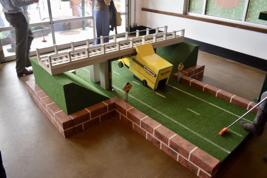 A look inside Bull City Mini, a new miniature golf course, at American Tobacco Campus. 

