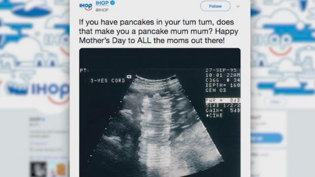 IHOP tweet of woman's womb on Mother's Day gets backlash