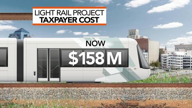 Estimated cost for failed Durham-Orange light rail line nears $159M