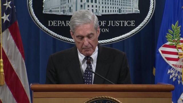 Mueller makes 1st public statement on Russia probe