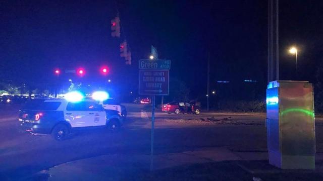 Chase in Raleigh ends in crash