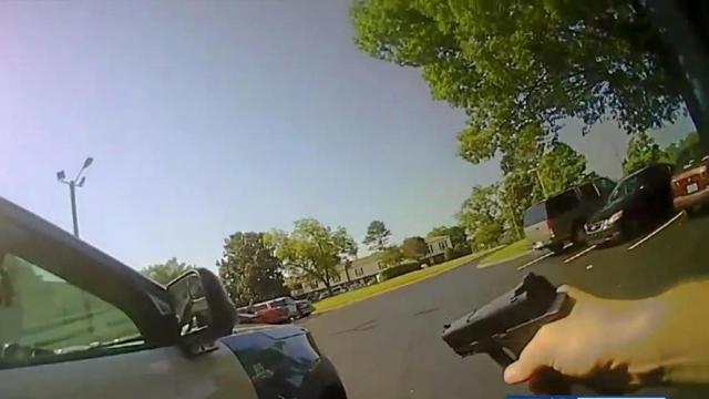 Video shows moment Raleigh police officer shot man at apartment complex