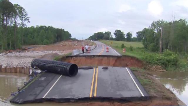'It was scary': Heavy rain washes out roads in Franklin County