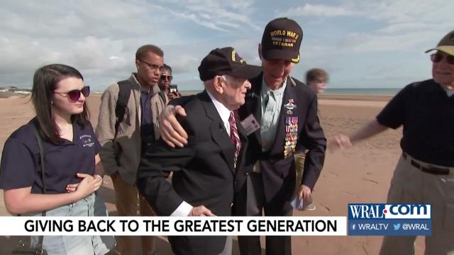Chapel Hill students who sponsored WWII veterans return from Normandy with new perspective