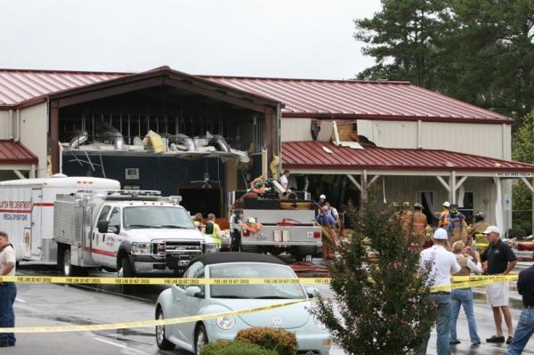 Images from the Clayton Plane Crash Scene