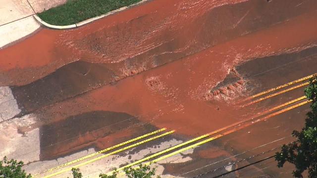 Raleigh's Wade Ave. open more than 24 hours after water main break