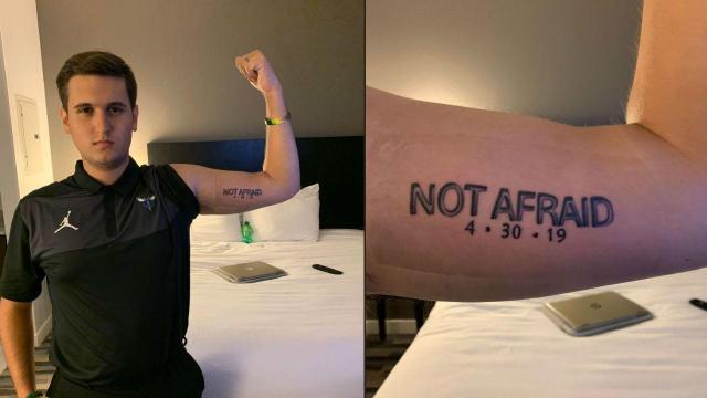 UNC Charlotte shooting victim, Apex native, shows off new tattoo