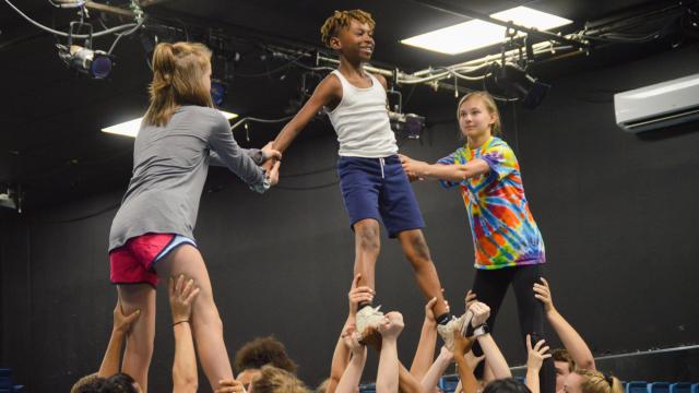 On location: NC Theatre Conservatory to stage cheerleading musical 'Bring It On' inside a transformed gym