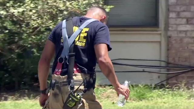 Firefighters can sweat off 10 pounds on hot days