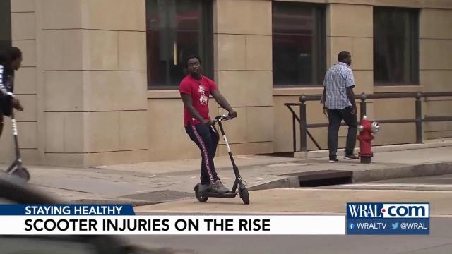 Injuries from scooters on the rise