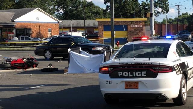 WATCH: Raw video of fatal motorcycle crash in Durham