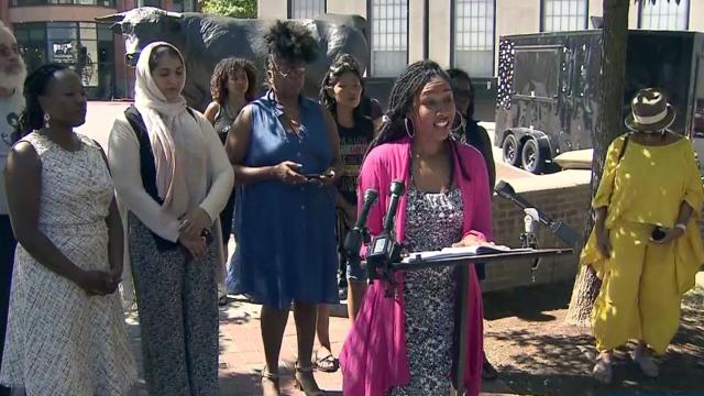 Activists call on NC Congress members to denounce Trump comments