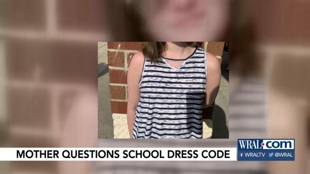 Wake County mother upset about middle school dress code enforcement