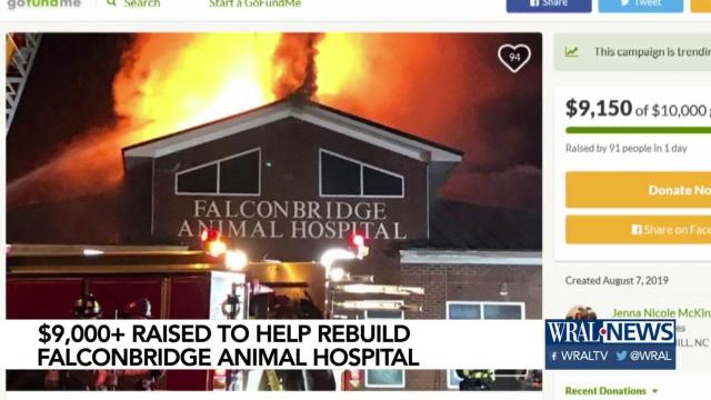 GoFundMe page raising thousands for Durham animal shelter that caught fire