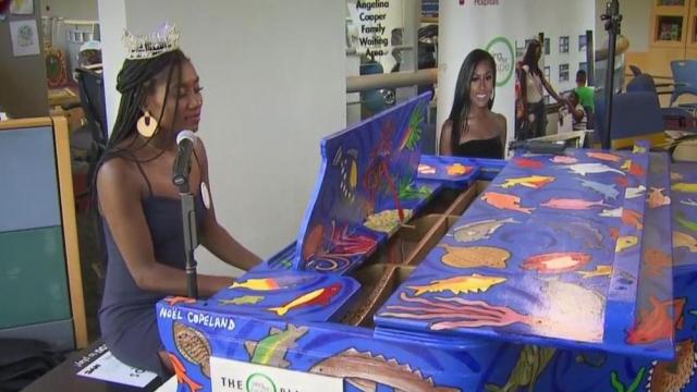 Miss America brings healing music to Duke Children's Hopsital