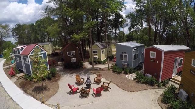 Tiny homes a big attraction at Rocky Mount Mills