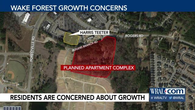 Some Wake Forest residents concerned about apartment complex