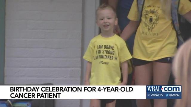 4-year-old cancer survivor who loves yellow has birthday celebration to remember
