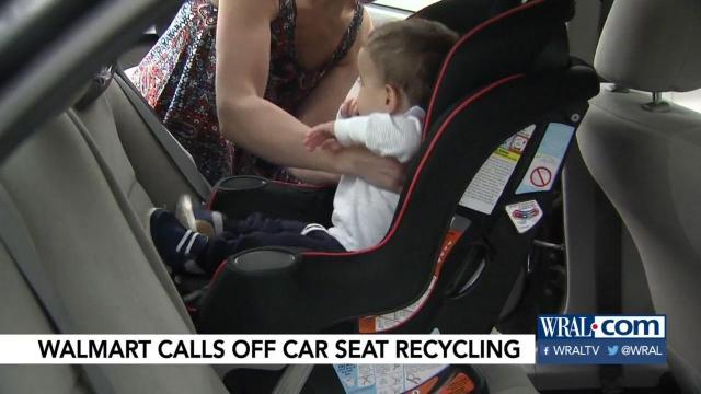 Walmart no longer recycling car seats after massive success