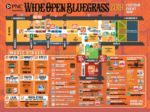 Wide Open Bluegrass map