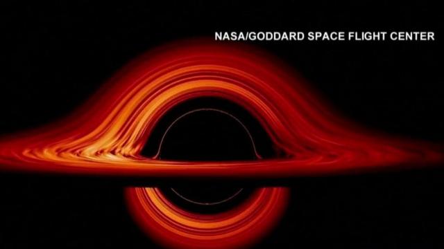 Fascinating video shows black hole ripping apart star
