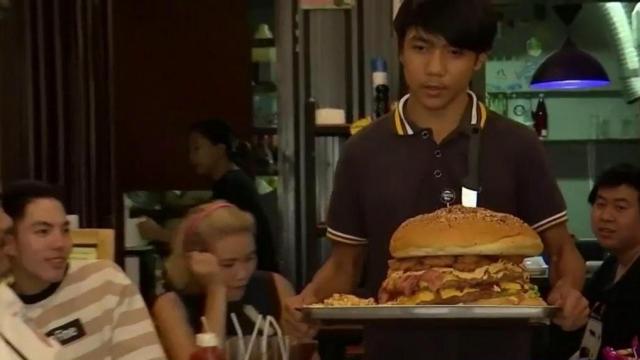Thailand's biggest burger challenge more than a mouthful