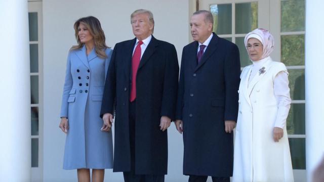 Trump welcomes Erdogan to White House