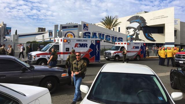 Fatal shooting panics Southern California high school