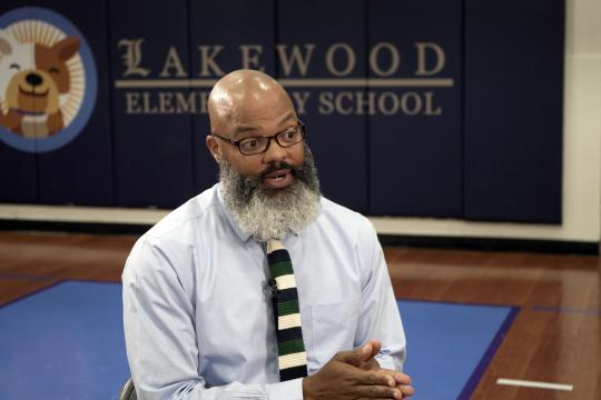 Lakewood Elementary School Principal James Hopkins
