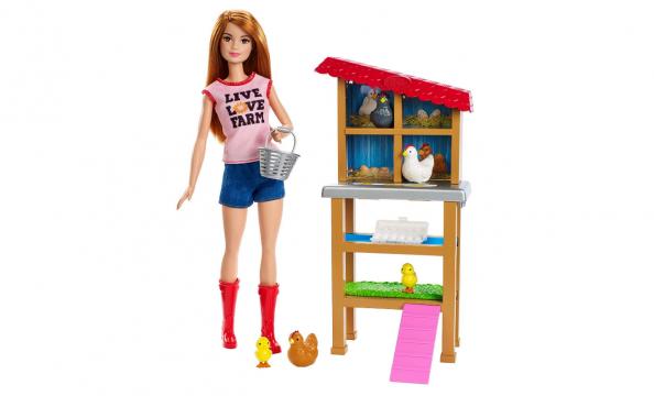 Barbie Chicken Farmer Doll and Playset (photo courtesy Amazon)