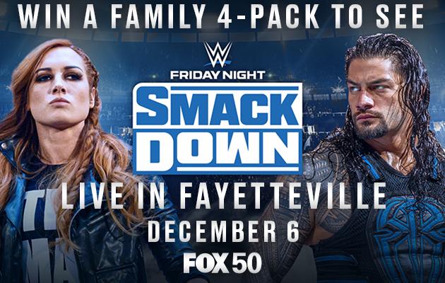 WWE Friday Night SmackDown Ticket Sweepstakes (Ended 11/29/19)