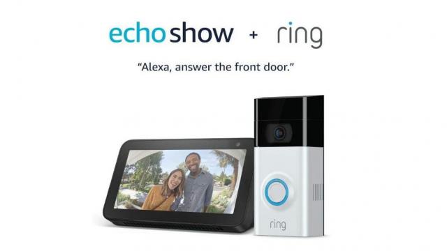 Ring Video Doorbell & Echo Show 5 Bundle only $139 (reg. $288.99)!
