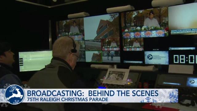 Renee Chou takes you behind the scenes of the Raleigh Christmas Parade broadcast