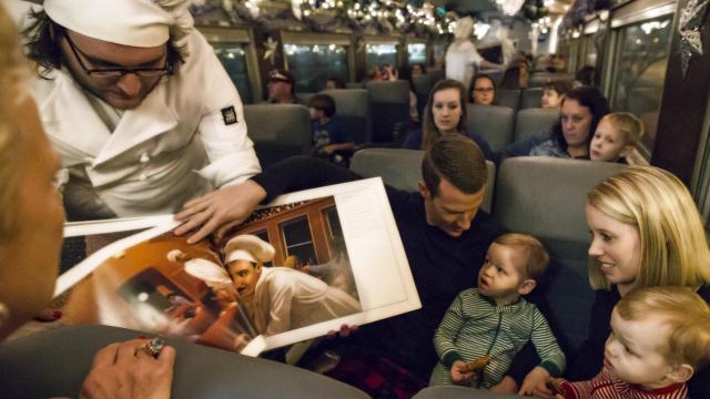 Hot chocolate? They've got it and more at NC transportation museum's Polar Express