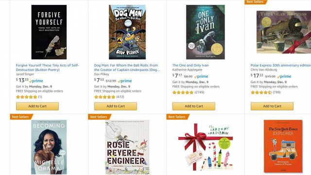 Save $5 when you spend $20 on books at Amazon 