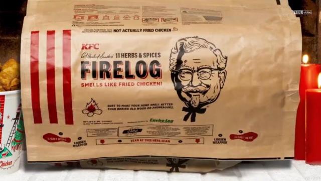 KFC to bring back 11 herbs & spices firelog