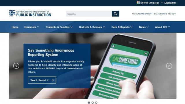 NC education agency debuts updated website