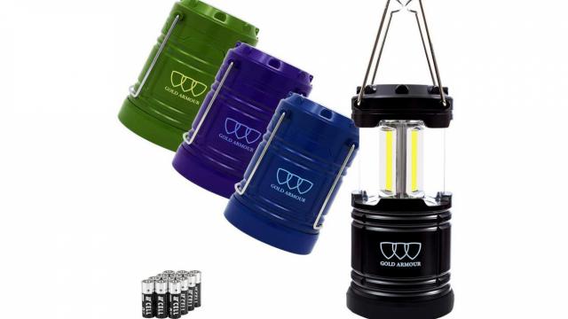 LED Outdoor & Emergency Lanterns 4-pack with batteries only $15.29!
