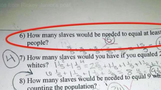 NC school system apologizes for school assignment about slaves