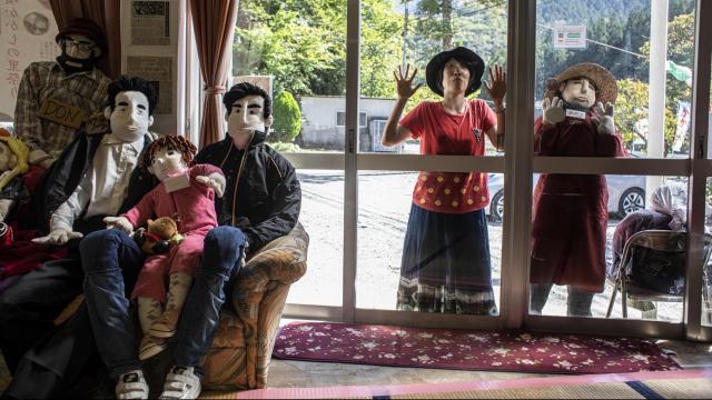 Japanese village is home to two dozen adults, 350 life-size dolls