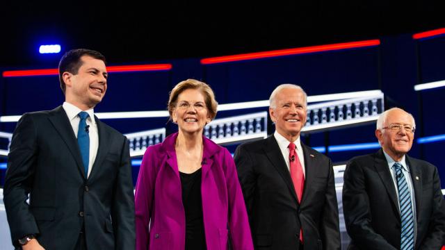 Poll shows Biden, Sanders, Warren leading race for Democratic nomination