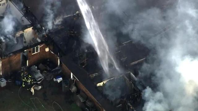 Major fire destroys three apartments, other buildings in Johnston County