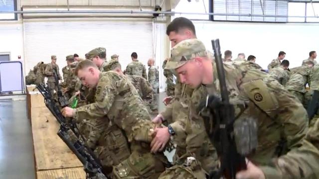Additional Fort Bragg troops begin deployment to Middle East