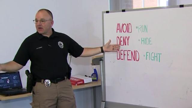 Clayton police provide training on responding to gunman