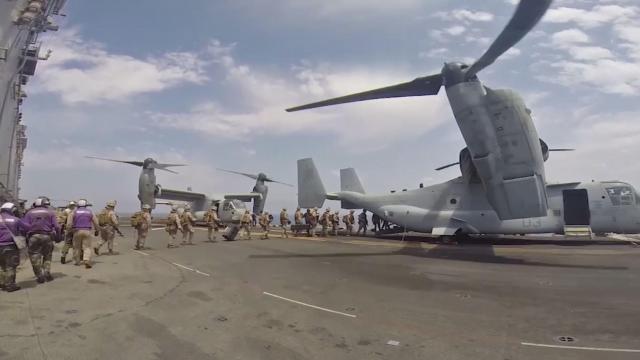 2,500 Marines from Camp Lejeune redirected to Middle East