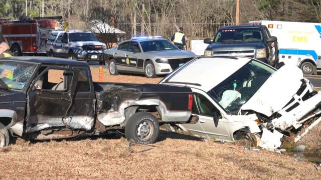 One killed, two injured in two-vehicle accident in Johnston County